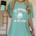 I Wear Periwinkle In Memory My Dad Stomach Cancer Awareness Women's Comfort Colors T-Shirt Violet