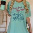 Western Book Love Cowboy Reader Bookish Bookworm Cowgirl Women's Comfort Colors T-Shirt Violet