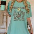 Western Please Be Patient With Me I'm From The 1900s Women's Comfort Colors T-Shirt Violet