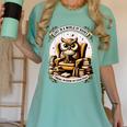 Wise Owl Reading Books Women's Comfort Colors T-Shirt Violet