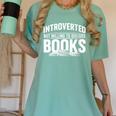 Women's Introverted But Willing To Discuss Books Women's Comfort Colors T-Shirt Violet