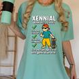 Xennial Born 1977 To 1983 Nostalgia Women's Comfort Colors T-Shirt Violet Xennial Born 1977 To 1983 Nostalgia Women's Comfort Colors T-Shirt Violet