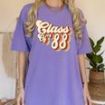 1988 Class Reunion Retro Class Of 88 High School Graduation Women's Comfort Colors T-Shirt Violet