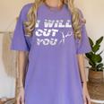 2018 Cosmetology Graduation Design Hair Stylists Women's Comfort Colors T-Shirt Violet