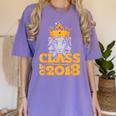 2018 Graduation Class Of 2018 King T Shirt Women's Comfort Colors T-Shirt Violet