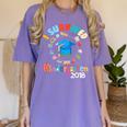 2018 Kindergarten Graduation Graduate Boys Girls Shirt Women's Comfort Colors T-Shirt Violet