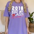 2018 Kiss My Class Goodbye Graduation Women's Comfort Colors T-Shirt Violet