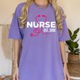 2018 Nursing School Graduation New Nurse Shirt Women's Comfort Colors T-Shirt Violet