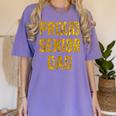 2018 Senior Dad High School Graduation Party SEN18R T Shirt Women's Comfort Colors T-Shirt Violet