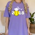 2018 Softball Senior Graduation Shirt For Girls Grad Women's Comfort Colors T-Shirt Violet