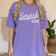 2018 Surgical Technologist Graduation Women's Comfort Colors T-Shirt Violet