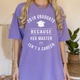 2019 Graduate -Keg Master Isn't a Career Graduation Women's Comfort Colors T-Shirt Violet