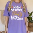 2019 High School Graduation Gamer Graduation Women's Comfort Colors T-Shirt Violet