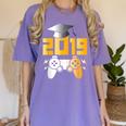 2019 High School Graduation Shirt Gamer Graduate Women's Comfort Colors T-Shirt Violet