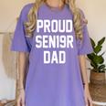 2019 Senior Dad High School Graduation Party SEN19R T Shirt Women's Comfort Colors T-Shirt Violet