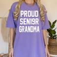 2019 Senior Grandma SEN19R Class Graduation Party T Shirt Women's Comfort Colors T-Shirt Violet