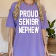 2019 Senior Nephew SEN19R Class Graduation Party T Shirt Women's Comfort Colors T-Shirt Violet