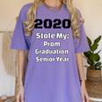 2020 Stole My Prom Graduation Senior Year Class Of 2020 Women's Comfort Colors T-Shirt Violet
