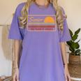2025 Graduation Highschool Senior Sunset Women's Comfort Colors T-Shirt Violet