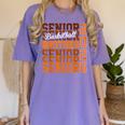 2026 Basketball Senior Brother Graduation Matching Family Women's Comfort Colors T-Shirt Violet