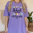 2026 Last Day Of School Autograph 8th Grade Graduation Party Women's Comfort Colors T-Shirt Violet