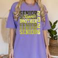 2026 Tennis Senior Brother Graduation Matching Family Women's Comfort Colors T-Shirt Violet