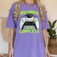 3rd Grade Level Complete Gamer Class Of 2026 Graduation Women's Comfort Colors T-Shirt Violet
