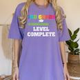 3rd Grade Level Complete Third Grade Graduation Women's Comfort Colors T-Shirt Violet