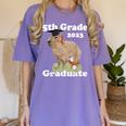 5th Grade Graduation Class Of 2023 Capybara Fifth Graduate Women's Comfort Colors T-Shirt Violet