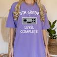 5th Grade Graduation Shirt Level Complete Video Gamer Women's Comfort Colors T-Shirt Violet