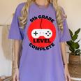 5th Grade Level Complete Gamer Graduation Women's Comfort Colors T-Shirt Violet