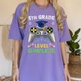 5th Grade Level Complete Gaming Graduation Class 2023 Gamer Women's Comfort Colors T-Shirt Violet