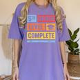 5th Grade Level Complete Shirt Graduation Last Day Of School Women's Comfort Colors T-Shirt Violet