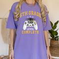 6th Grade Graduation Senior Video Gamer Graduated Women's Comfort Colors T-Shirt Violet