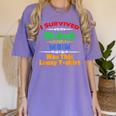 8th Grade Graduation Boys Girls Grad Education Women's Comfort Colors T-Shirt Violet