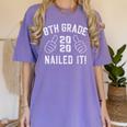 8th Grade Nailed It 2020 Graduation Women's Comfort Colors T-Shirt Violet