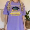 Achievement Unlocked High School Graduation Gamer Women's Comfort Colors T-Shirt Violet