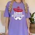 Adios Bitchachos For Graduation Or Cinco De Mayo T-Shirt Women's Comfort Colors T-Shirt Violet