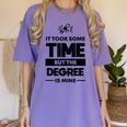 Adult College Graduation Women's Comfort Colors T-Shirt Violet