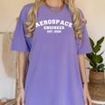 Aerospace Engineer EST 2020 College Student Graduation Women's Comfort Colors T-Shirt Violet