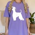 Afghan Hound Graduation Dog Graduate Men Women Kids Women's Comfort Colors T-Shirt Violet