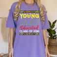 African American High School Graduation Grad Shirt Women's Comfort Colors T-Shirt Violet