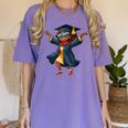 African American Woman Girl Graduation Class Women's Comfort Colors T-Shirt Violet