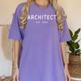 Architect Est 2024 Architecture School Student Graduation Women's Comfort Colors T-Shirt Violet