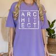Architect Graduation Men & Women Architects Square Women's Comfort Colors T-Shirt Violet