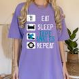 Athletic Trainer Eat Sleep Tape Ankles Graduation Women's Comfort Colors T-Shirt Violet