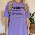 Audiologist Audiology Student Graduation Ear Doctor Women's Comfort Colors T-Shirt Violet