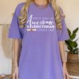 What An Awesome Valedictorian Looks Like Graduation Tee Women's Comfort Colors T-Shirt Violet