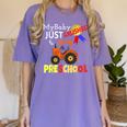 My Baby Just Crushed Preschool Graduation Women's Comfort Colors T-Shirt Violet
