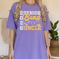 Band Senior Uncle Class Of 2026 Graduation Graduate Women's Comfort Colors T-Shirt Violet